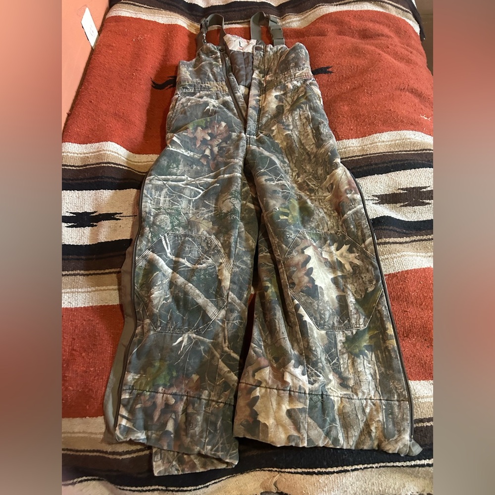 Youth Redhead Silent T Hide Insulated Overalls size Large
